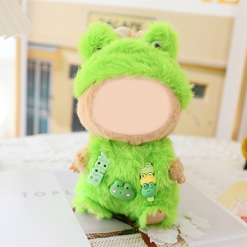Labubu Furry cute animal clothing dolls Costume clothes