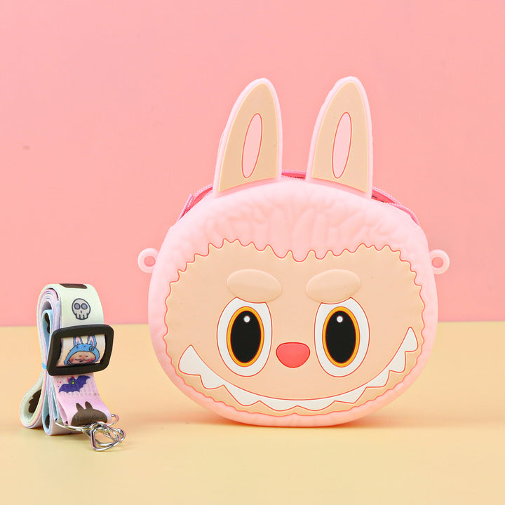 Labubu cute silicone crossbody bag labubu gift