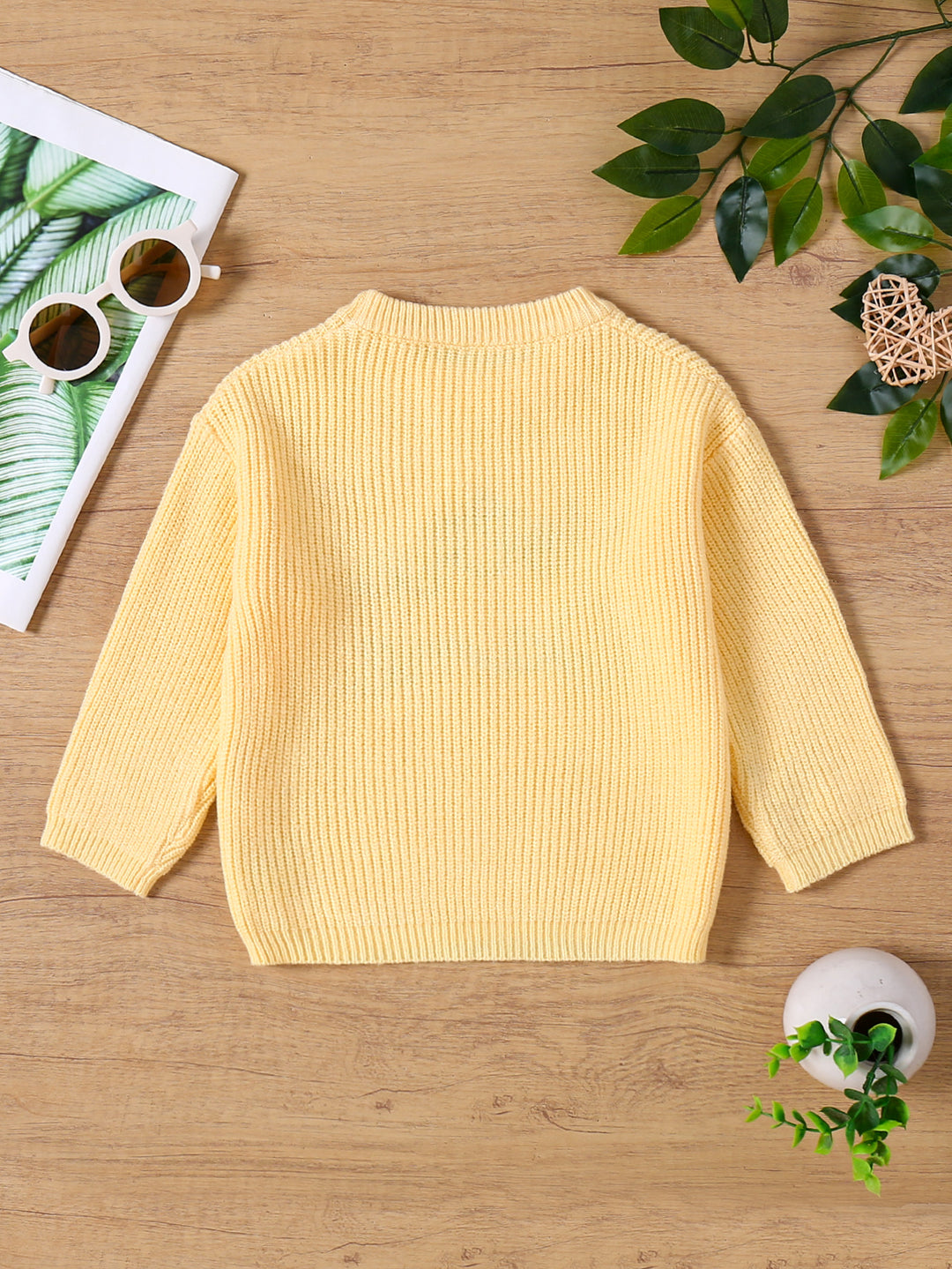 Notre Dame Embroidered Long-Sleeved Sweater for baby