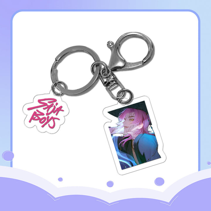Kpop Demon Hunters Saja boys acrylic mini keychain
