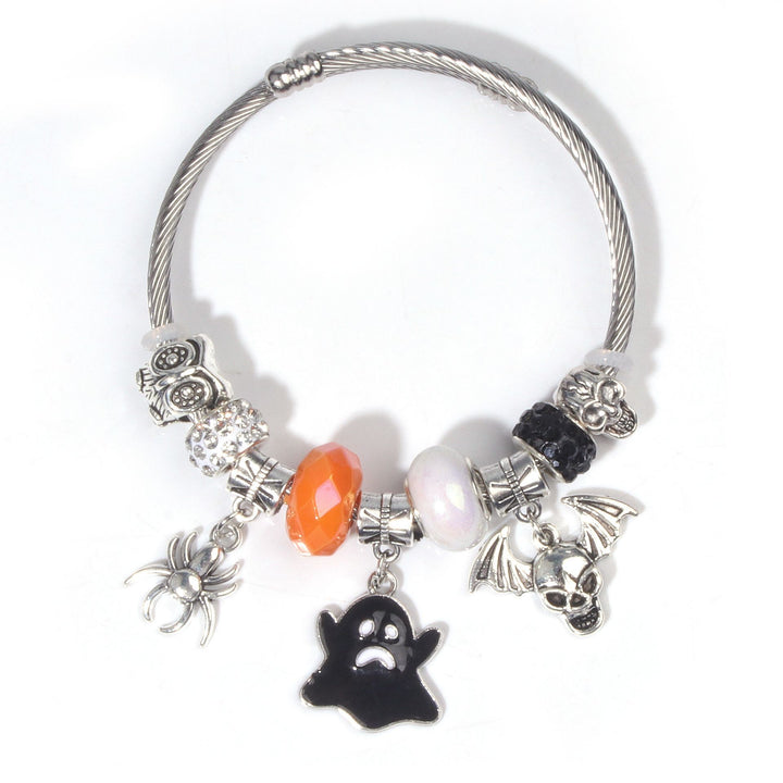 Halloween DIY beaded bracelet holiday gift