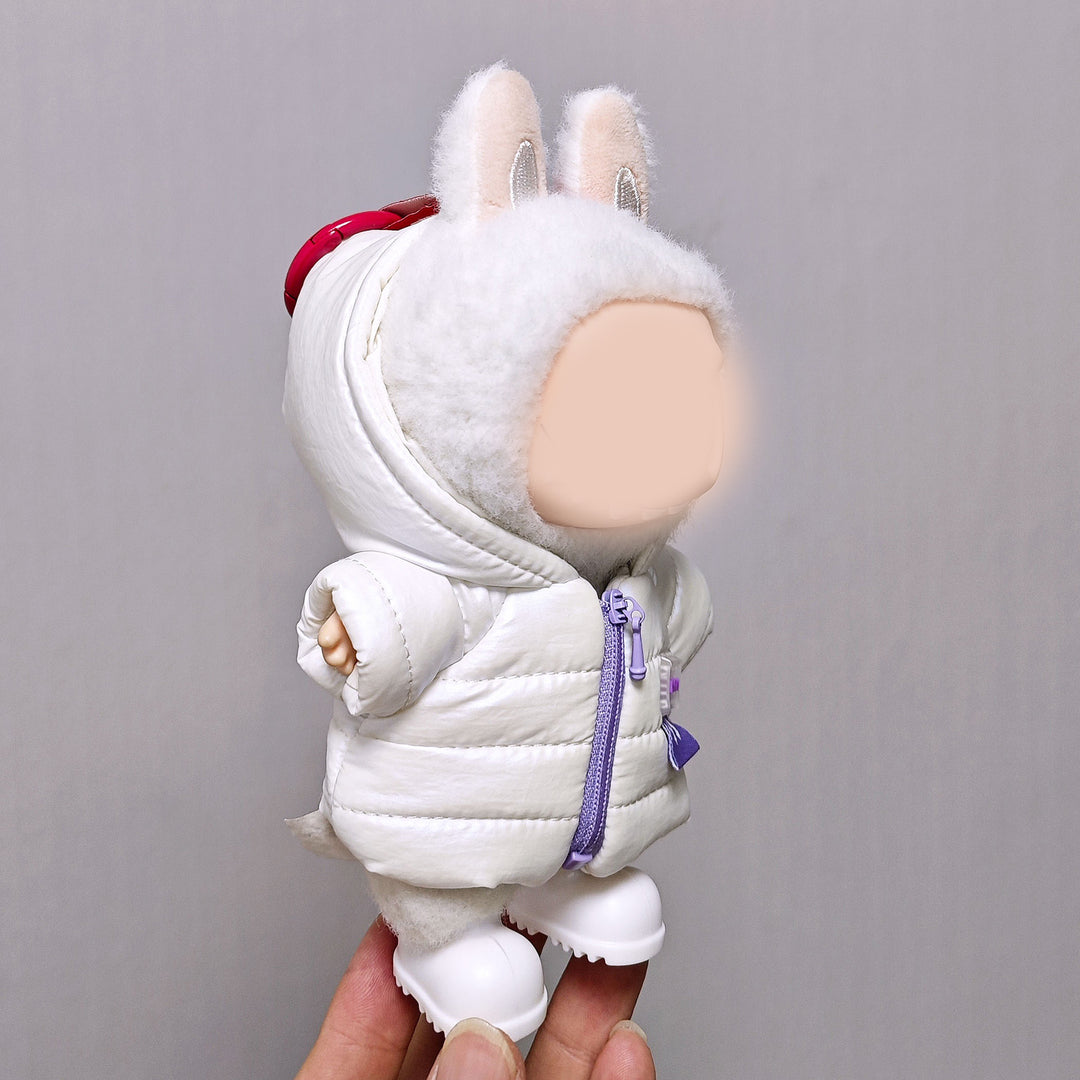 17cm dolls warm down jacket doll clothes