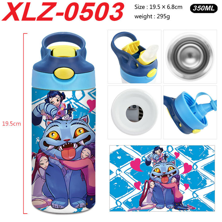 KDH K-pop inspired Stainless steel thermos Cups students Tumblers-350ml