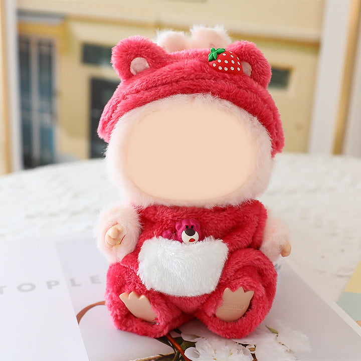 Labubu Furry cute animal clothing dolls Costume clothes