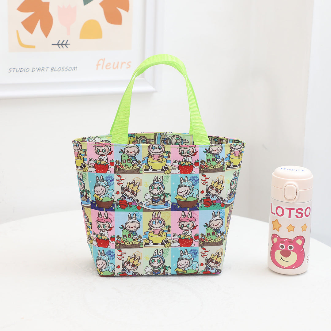 Labubu lunch box bag waterproof handbag storage bag