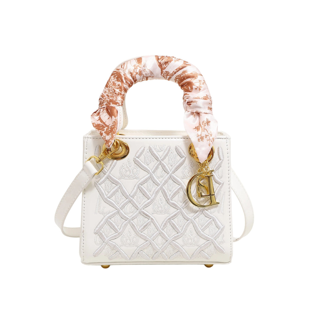 Luxury Lady embroidered handbag Diana bag