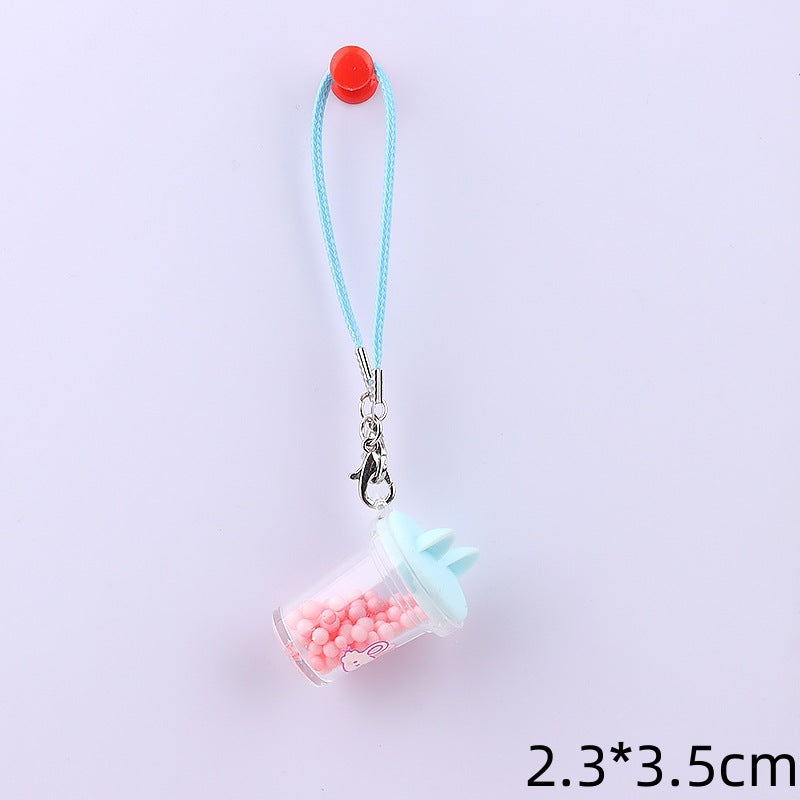 Labubu Cat ear milk tea cup doll Accessories