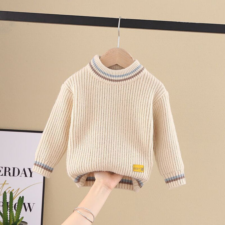 Children's knitted pullover sweater