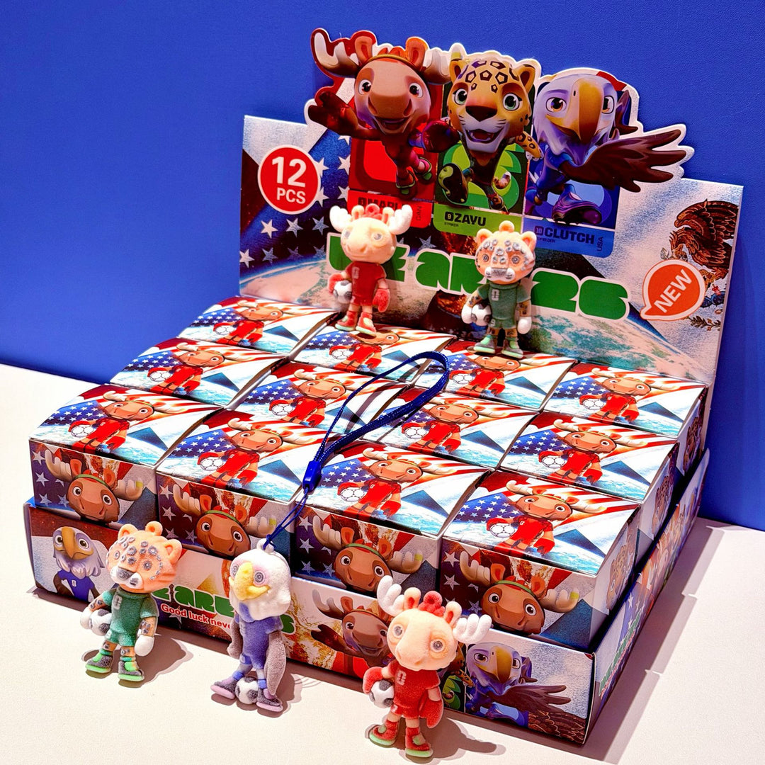 2026 FIFA World Cup mascots dolls pendant  souvenir Blind Box-12pcs
