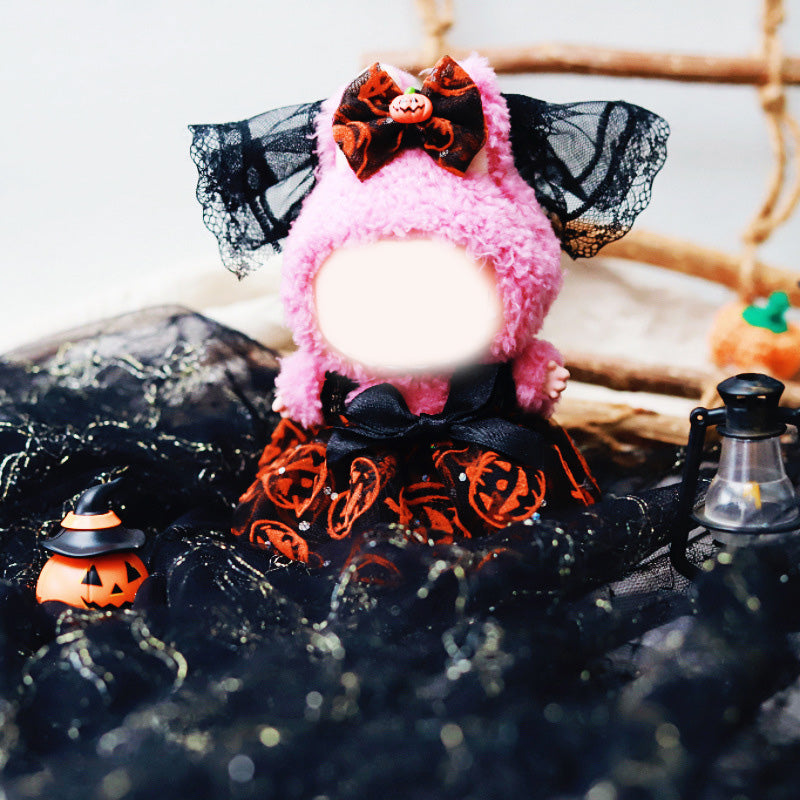 Halloween doll clothes Evil Pumpkin Tulle Skirt Set