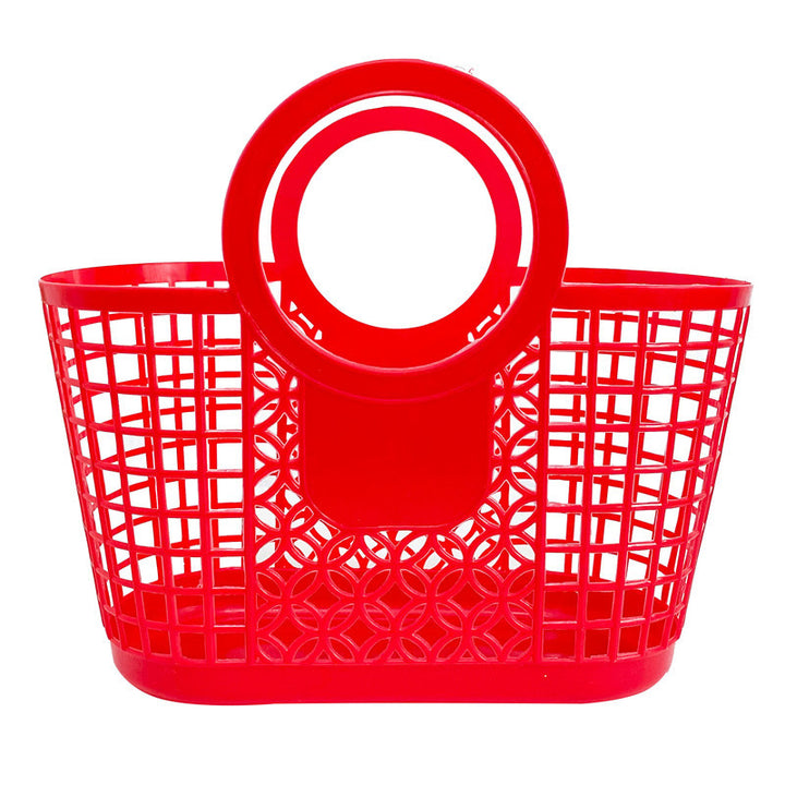 Cute Mini Colorful Hollow Basket Handheld Beach Bags