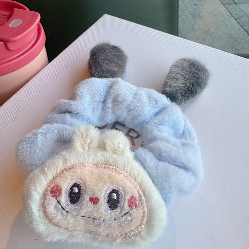 Labubu plush hair ring labubu rubber band hair accessories