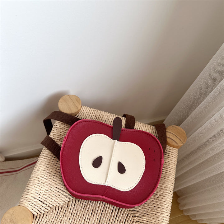 Back to school small apple backpack for kindergarten baby