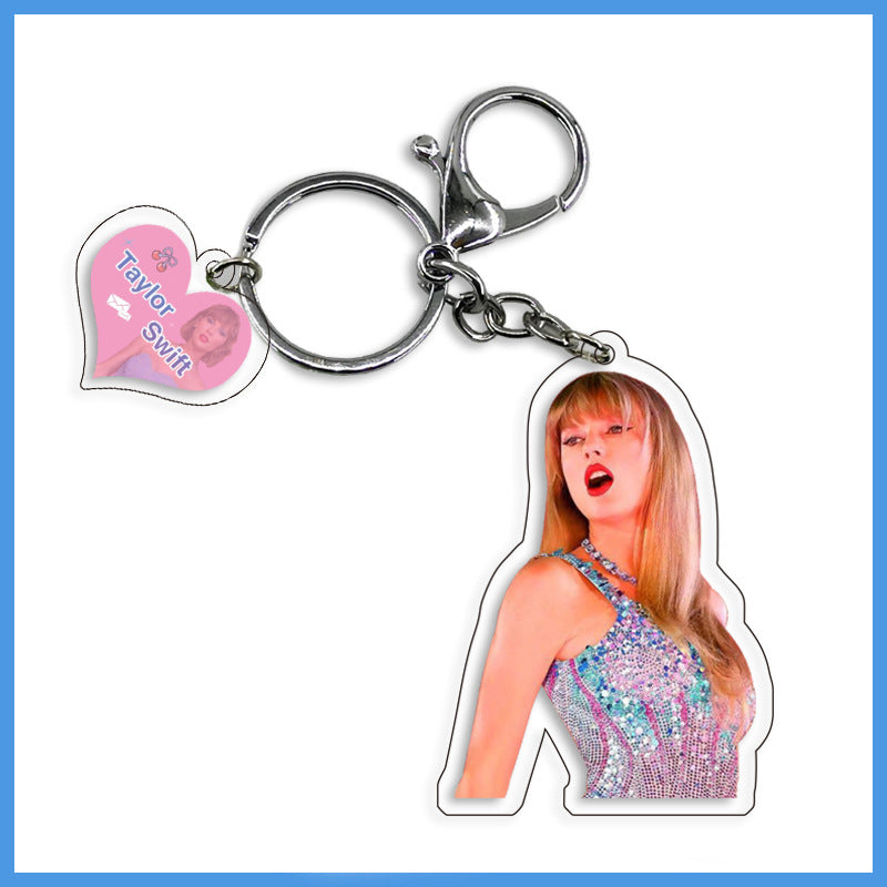 Taylor Swift pendant keychain Swiftie gifts