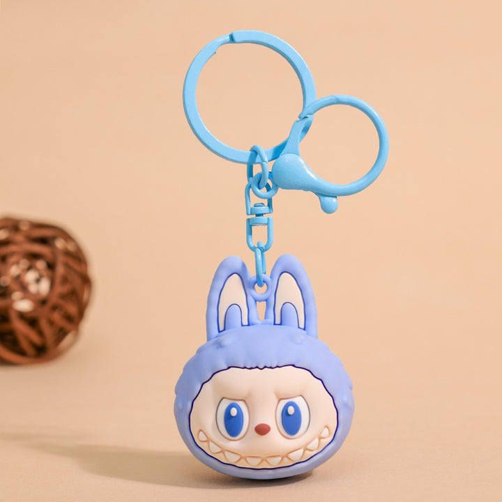 Labubu driving cartoon keychain Labubu pendant gift