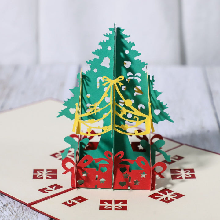 3D Christmas Holiday Greeting Cards Christmas Gift Card