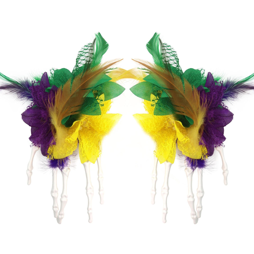 Halloween Skeleton Hand Hair Clip Halloween Party hair accessories