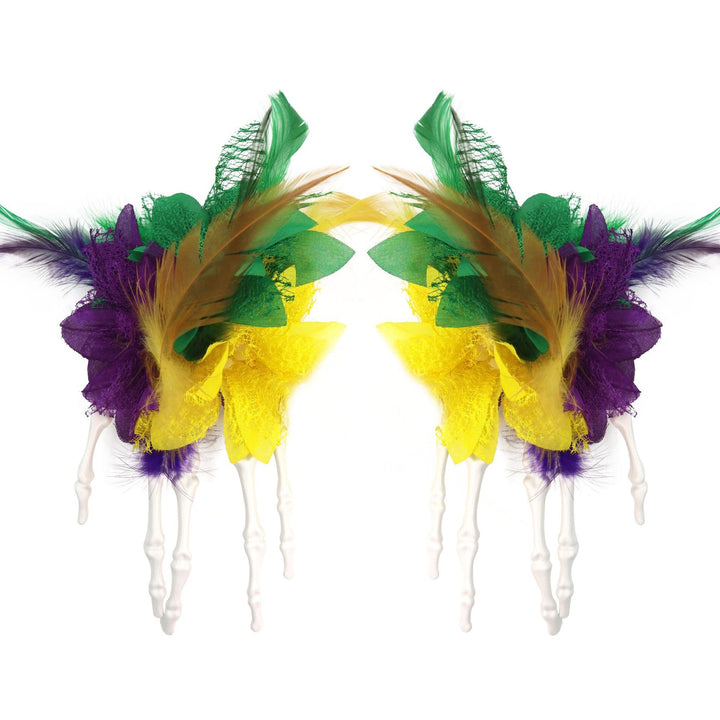 Halloween Skeleton Hand Hair Clip Halloween Party hair accessories