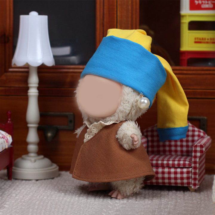 Girl with a Pearl Earring costume for labubu