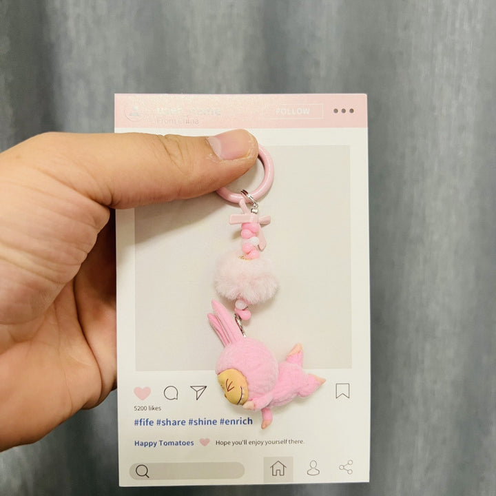 LABUBU Lazy Yoga Series Keychain Blind Box