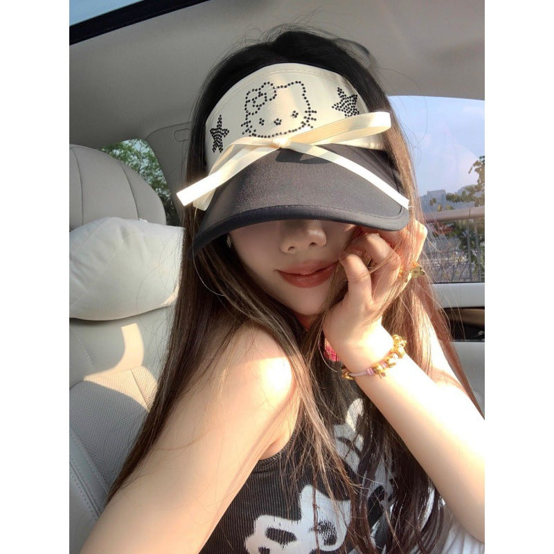 Hello Kitty Summer Diamond Sun Protection visor