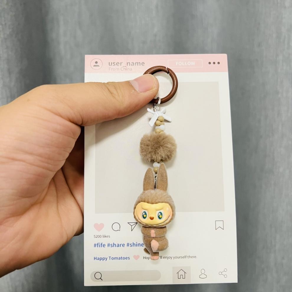 LABUBU Lazy Yoga Series Keychain Blind Box