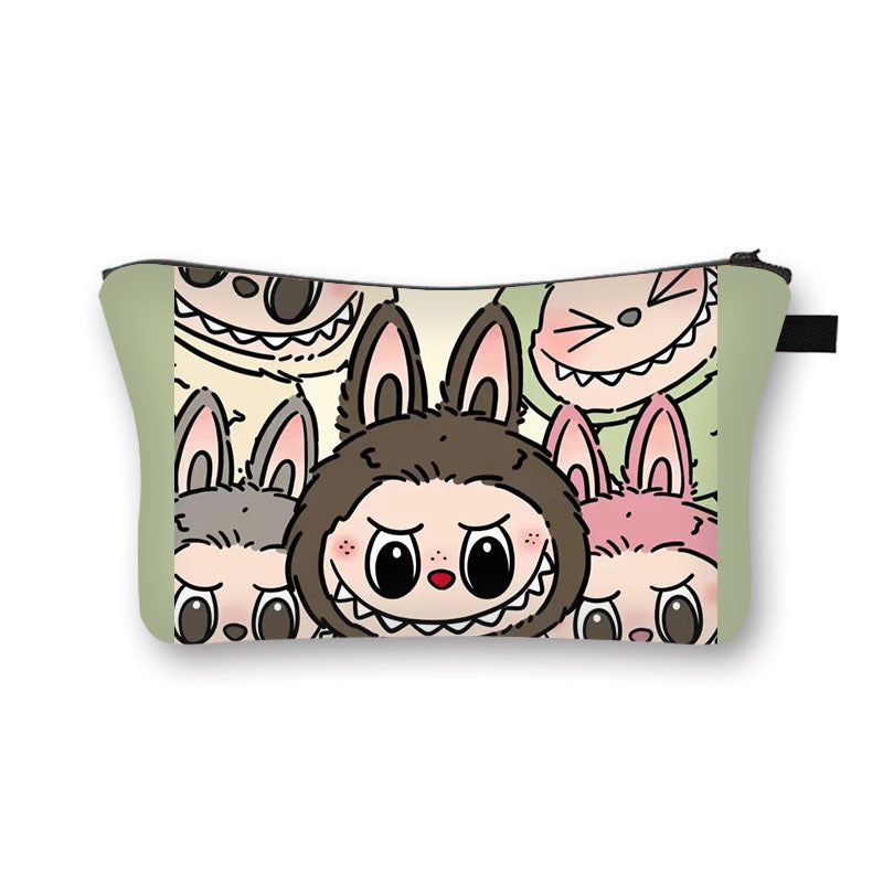 Labubu cosmetic bag portable toiletry bag