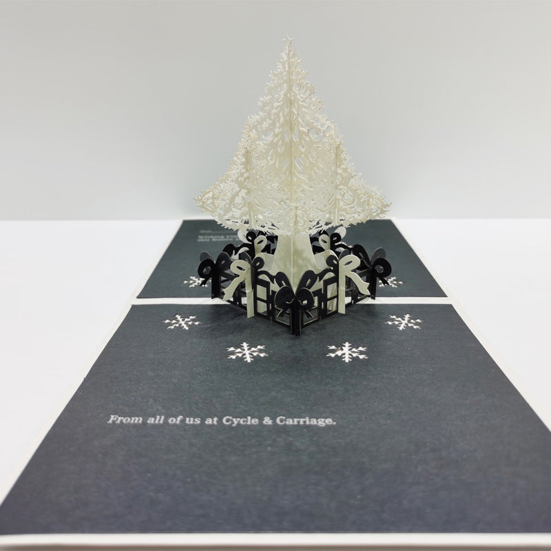 3D Christmas Holiday Greeting Cards Christmas Gift Card