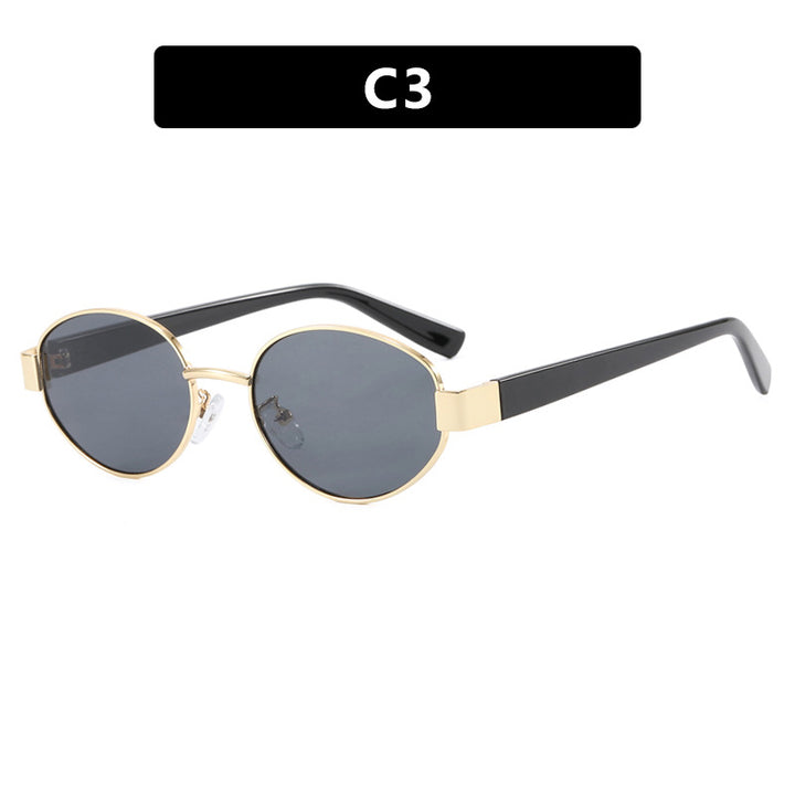 Retro Oval Sunglasses for Women