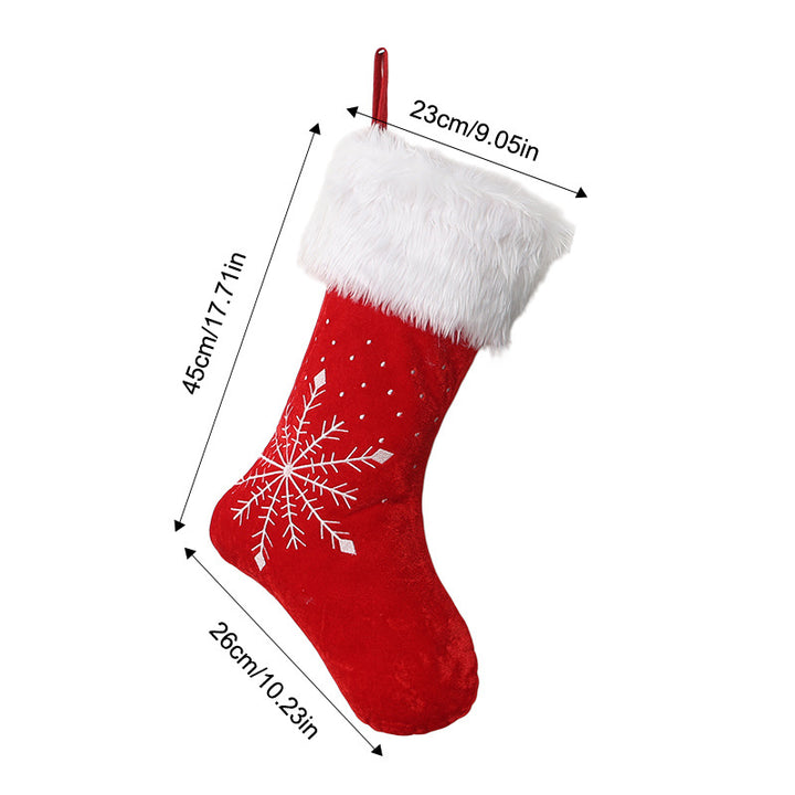 2026 Embroidered Christmas Stocking Knitted Family Stocking with Name