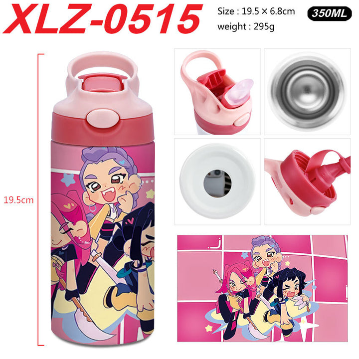 KDH K-pop inspired Stainless steel thermos Cups students Tumblers-350ml