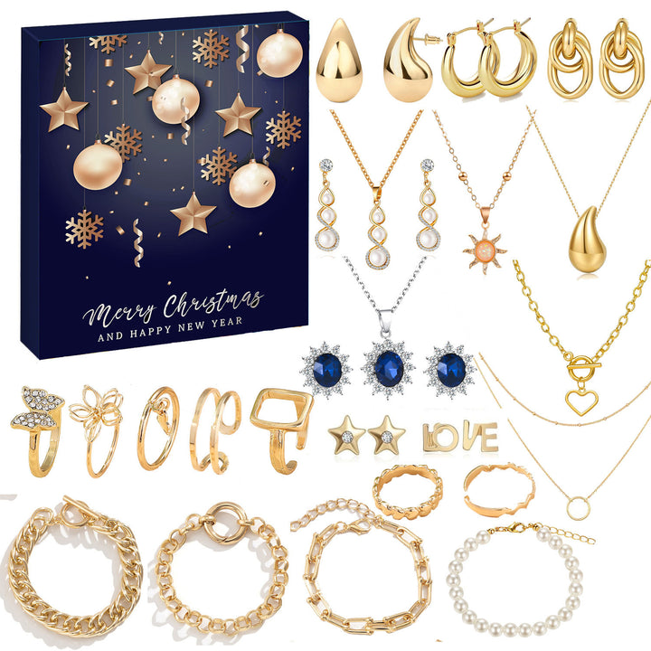 Christmas jewelry blind Box-Christmas advent Calendar Gift