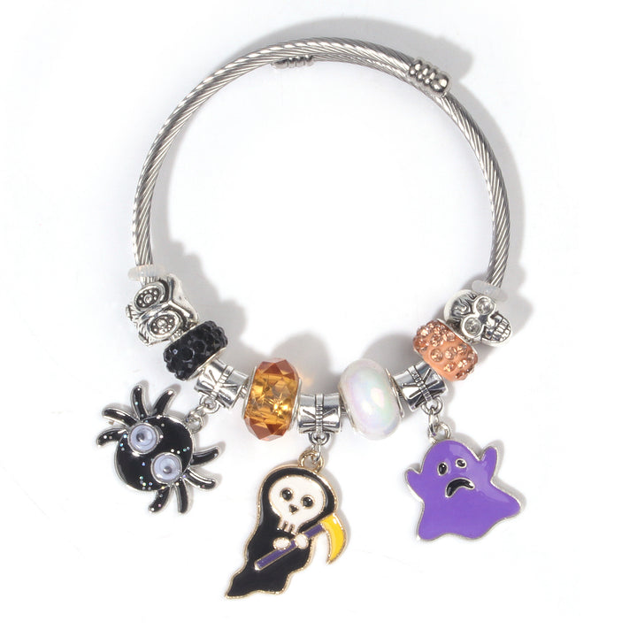 Halloween DIY beaded bracelet holiday gift