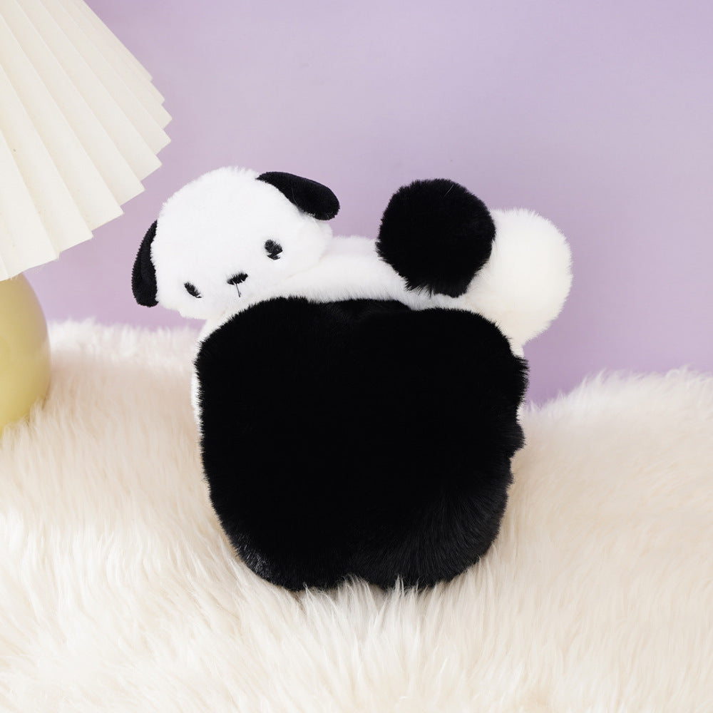 Cute sanrio themed plush earwarmers cartoon earmuffs for kids