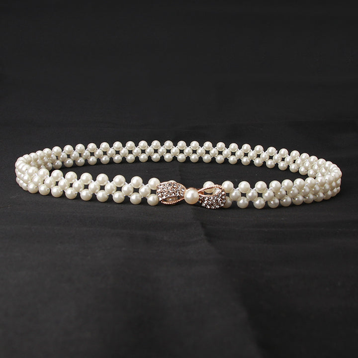 Women's Pearl Elastic Belt