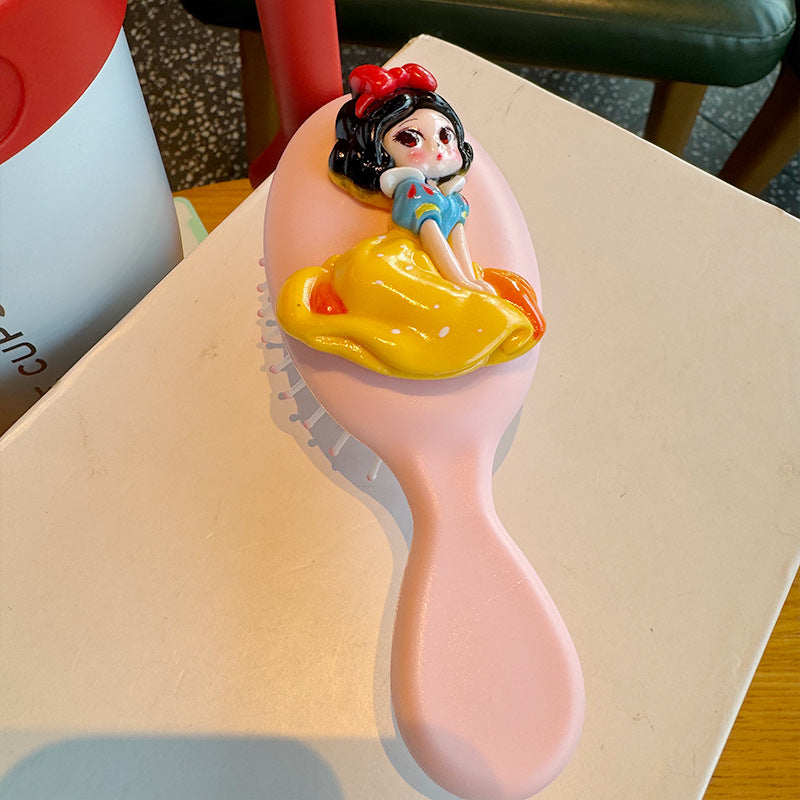 Cute cartoon princess air cushion comb for kids