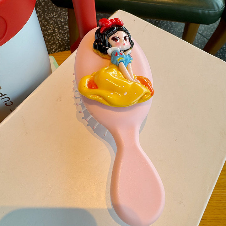 Cute cartoon princess air cushion comb for kids