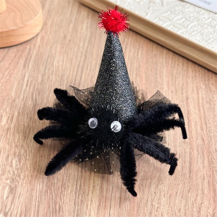 Halloween witch hat festival costume hair clip
