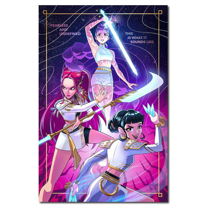 K-pop Demon Hunters Printed posters