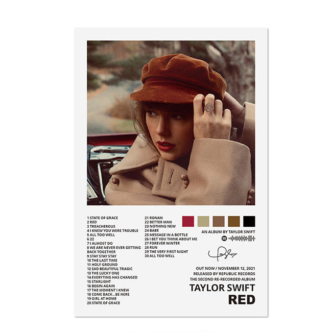 Taylor Swift album cover poster Swiftie gifts