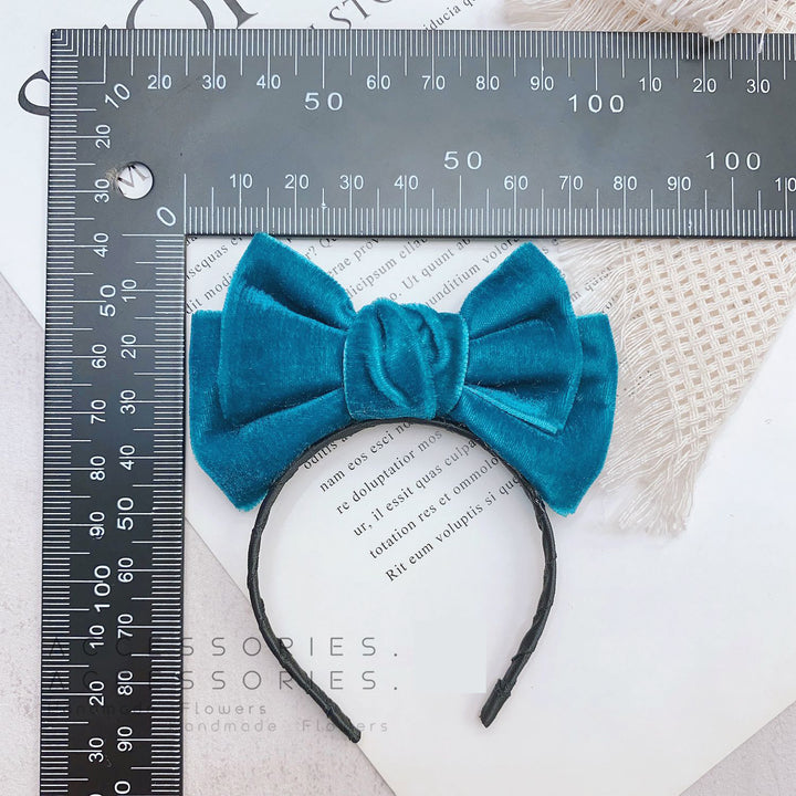 Handmade Velvet Bow Headband for dolls labubu headband