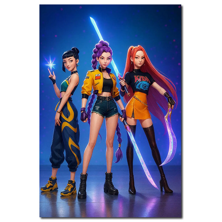 K-pop Demon Hunters Printed posters