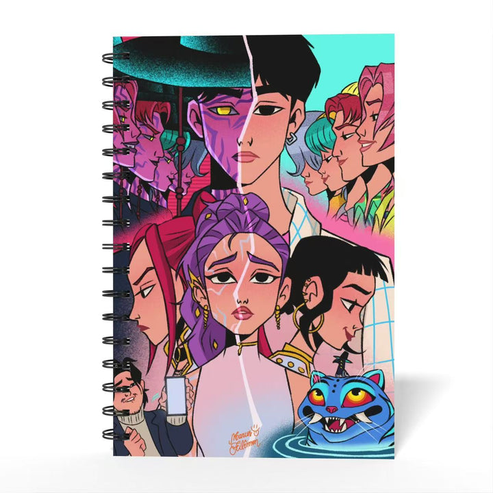 Kpop Demon Hunters coil notebook