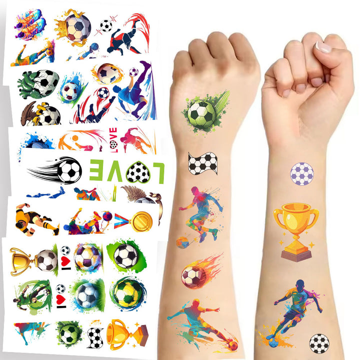 2026 FIFA World Cup Cartoon soccer temporary tattoos-10sheets