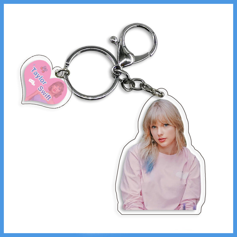 Taylor Swift pendant keychain Swiftie gifts