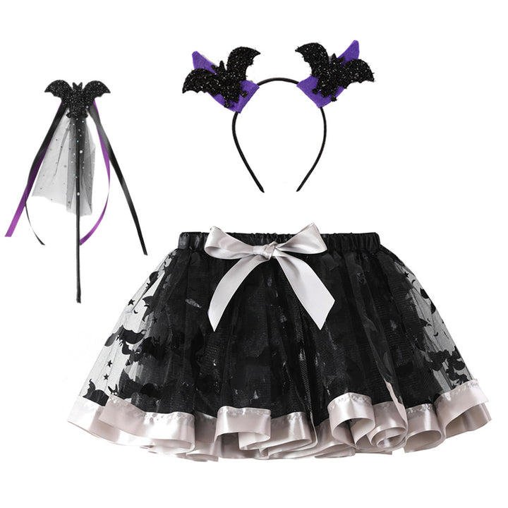 Halloween little devil mesh tutu skirt Halloween costumes