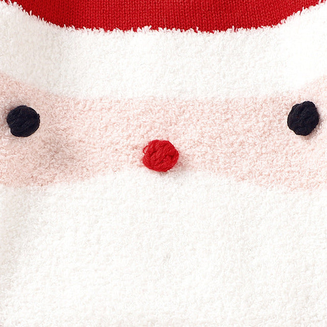 Baby Santa Claus Knit Jumpsuit Christmas Santa Knit Romper