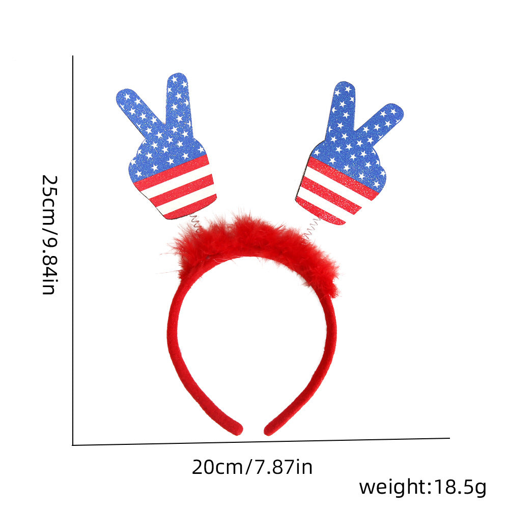 4th of July patriotic headband for kids&adults