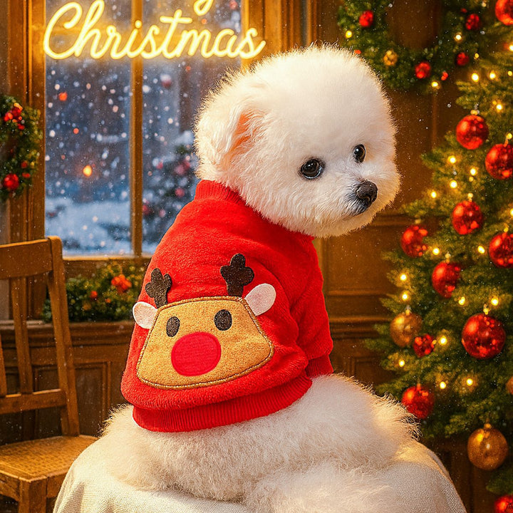 Puppy&cat Christmas costume Christmas pet clothes