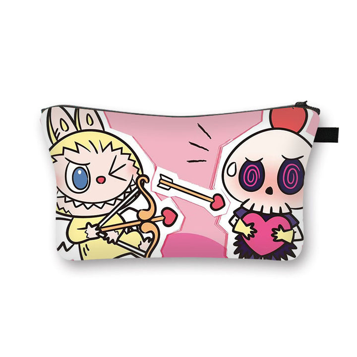 Labubu cosmetic bag portable toiletry bag